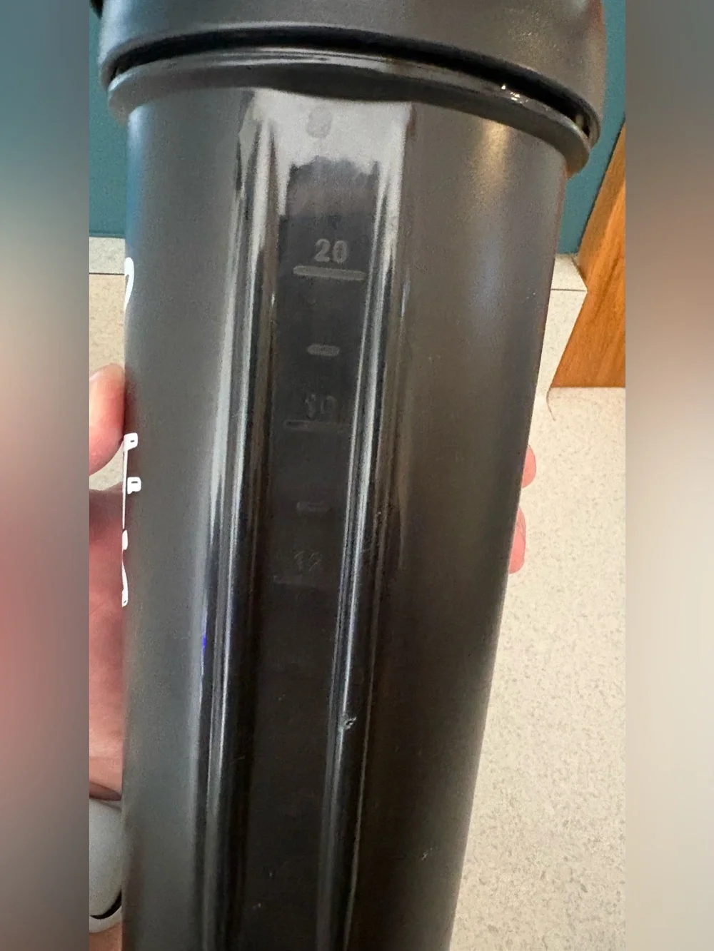 Black Motivational Shaker Bottle - 